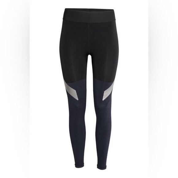 H&M Black Seamless Sports Leggings Size Small - Picture 1 of 13